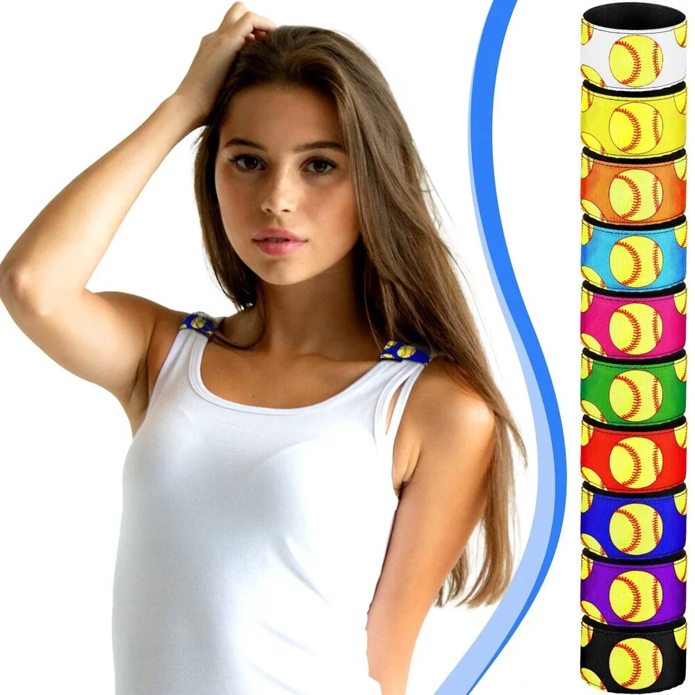 Yinder 10 Pairs Softball Soccer Shirt Sleeve Holders Clips Straps Ties Sports